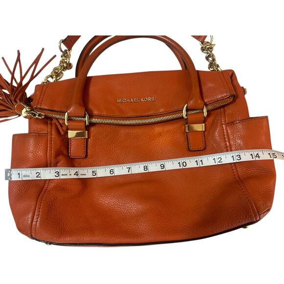 Michael Kors Orange Tassel Purse - Picture 8 of 9
